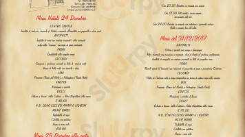 Pizzeria Luna Rossa menu