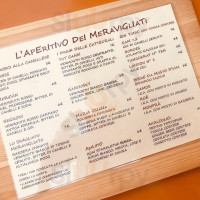 Osteria Dei Meravigliati menu