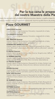 Sasa 2.0 Pizzeria menu