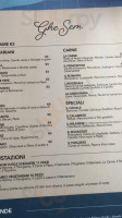 Ghe Sem Borsieri menu