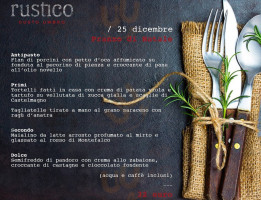 Rustico Gusto Umbro menu