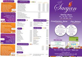 Saajan Tandoori Takeaway food