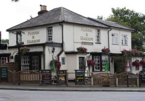 The Plough Harrow outside