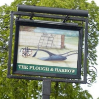 The Plough Harrow outside