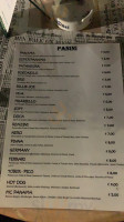 Paninoteca Panama menu