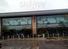 Harvester outside