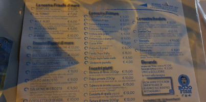 Bojo Fish/burger menu