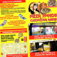 Pizza Turca Cleopatra Kebab inside