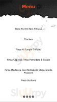 La Pinsa menu