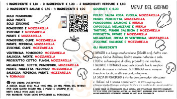 Pizzità menu