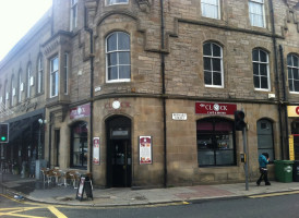 Clock On The Shore Leith outside