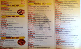 Pizzeria Regina menu