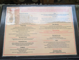 Rossini menu