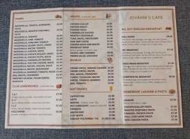 Giovanni's Cafe menu