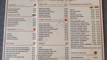 Giovanni's Cafe menu