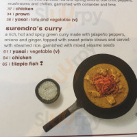 Wagamama menu