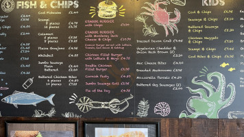 Lynmouth's Traditional Fish And Chips Fish On The Harbour food