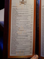 Taj Mahal menu