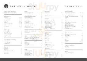 The Full Moon Little Kingshill menu