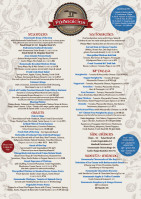 Padraicins menu