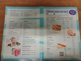 Bryant Road Fish menu