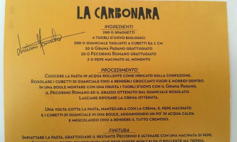 Luciano Cucina Italiana Roma menu