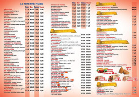 Buona Pizza menu