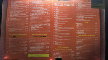 Sonali menu