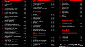 Pizzeria Sardegna Vof Joure menu