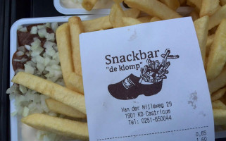 Snackbar De Klomp food