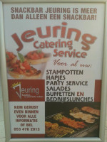 Snackbar Jeuring menu