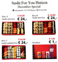 Sushi For You food