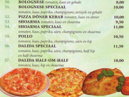 Dalida I Nijkerk menu