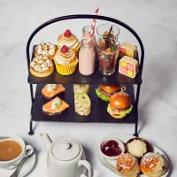 Afternoon Tea at Malmaison Edinburgh food