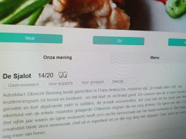 De Sjalot menu