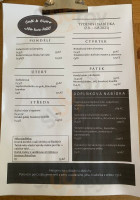 Café&bistro Na Kus Řeči menu