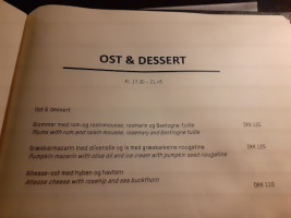 Taarnet menu