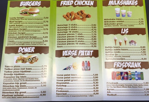 Namnam Halal Fastfoodrestaurant menu