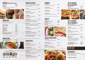 Amigo Ranch menu