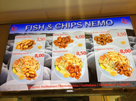 Fish Chips Nemo menu