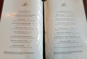 Rolf's menu