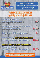 Achterstraat Snack menu