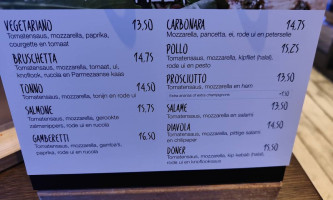 Pavarotti Kijkduin menu