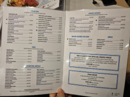 The Four Lanterns menu