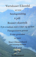 Vertshuset Eikesdal outside