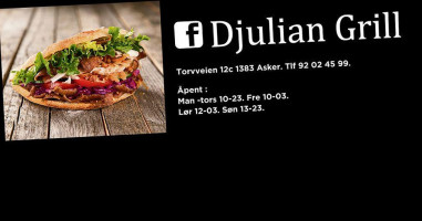 Djulian Pizza Og Grill food