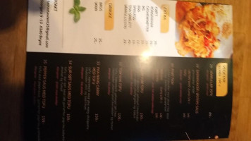 Ta`s Thai menu