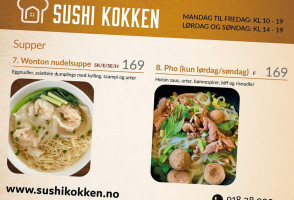 Sushi Kokken Skedsmo As food