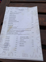 Quayside Cofee menu