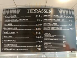 Skansen Terrassen Restaurang Café menu